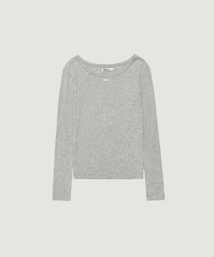 GROVE Macy L/S T-Shirt (Melange Gray)