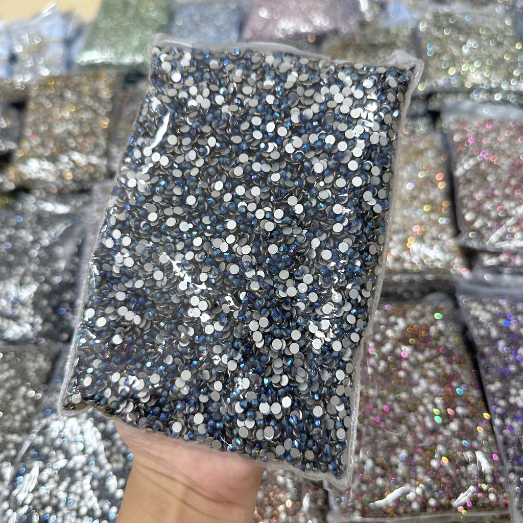 Whatstone SS3-SS50 Кристаллы для нейл-арта Стразы Наклейка Круглые Камни Плоская Основа Стеклянный Страз для Декора