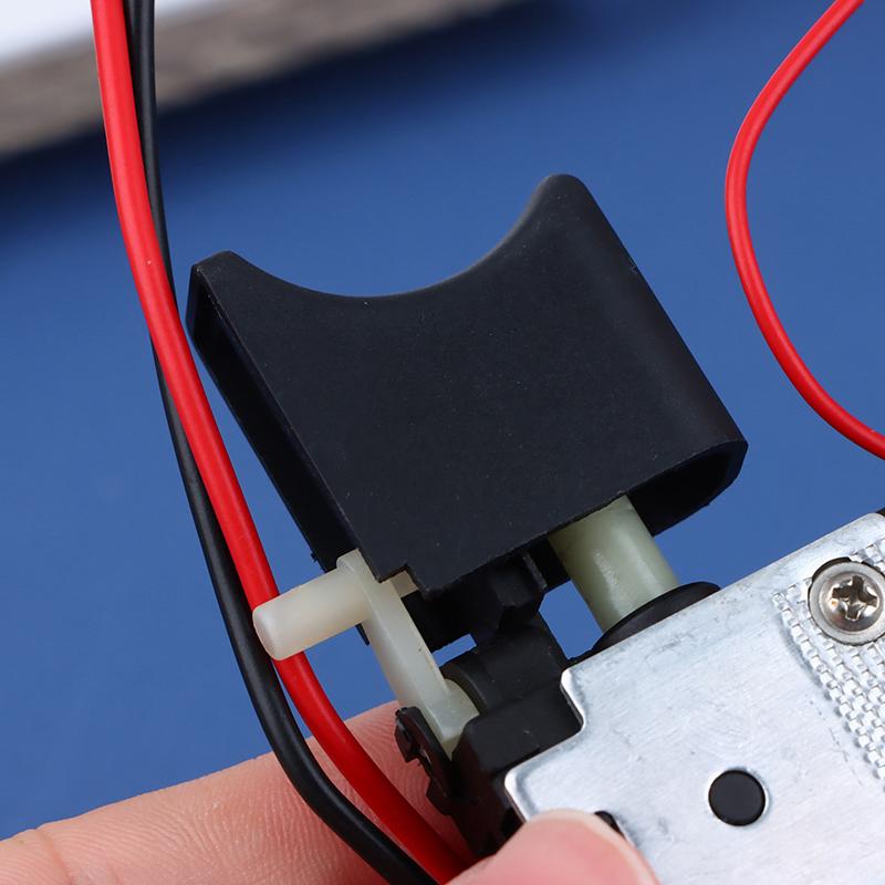 Электрическая дрель Пылезащитный регулятор скорости Кнопочный триггерный переключатель Беспроводная дрель постоянного тока