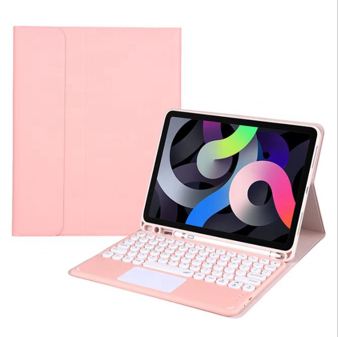 Smart Bluetooth Wireless Touchpad Keyboard Cover with Pencil Holder for ipad Tablet PC 7.9 9.7 10.2 10.4 10.5 10.9 Inch Pro 11