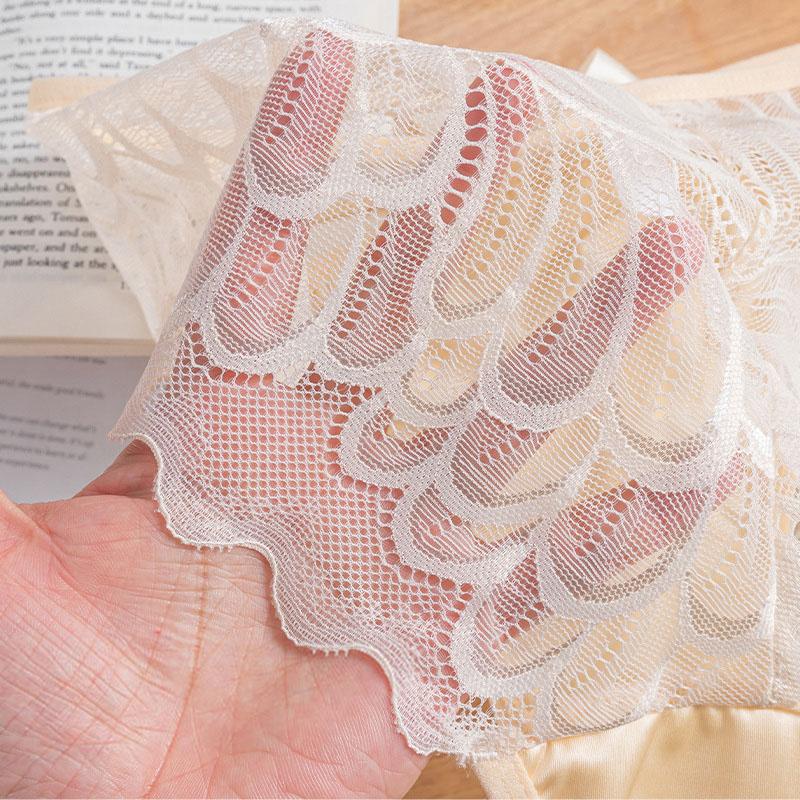 1 шт., трусы с низкой талией, трусы, хлопковое нижнее белье, кружевное женское атласное белье больших размеров с вырезами