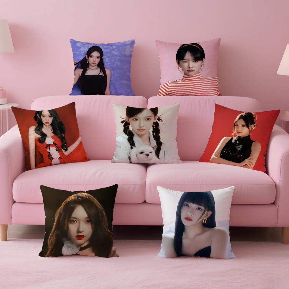 Popular fashion Chinese actress CCheng Xiao Cushion Cover Pillow Case Soft Friendly Fabric Concealed Zipper