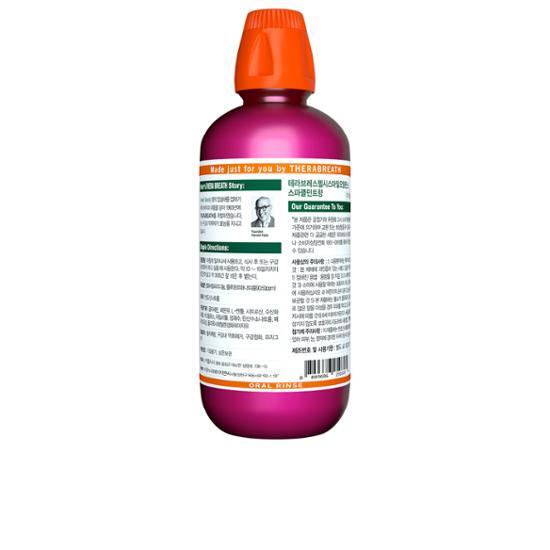 TheraBreath Healthy Smile Oral Rinse Sparkle Mint 473ml