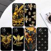 MH20 Мультяшный чехол для телефона с пчелами для Samsung S20 S21 S22 S23 S24 FE Ultra Plus Lite S21S A55 A07 A17 F06 F16 M06 M16 M56 A36 A37 A57