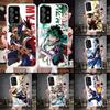 Мой герой MHA Арт Аниме Чехол для телефона Для Samsung Galaxy A12 A22 A32 A52 A72 A02S A51 A50S A71 A70 A31 A20S Note 20 Ultra S10 A10S Ga
