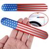 Металлическая 3D наклейка Американский флаг Длинная полоса Декаль Авто Декоративная наклейка Автостайлинг Украшения кузова Аксессуары 1 шт.
