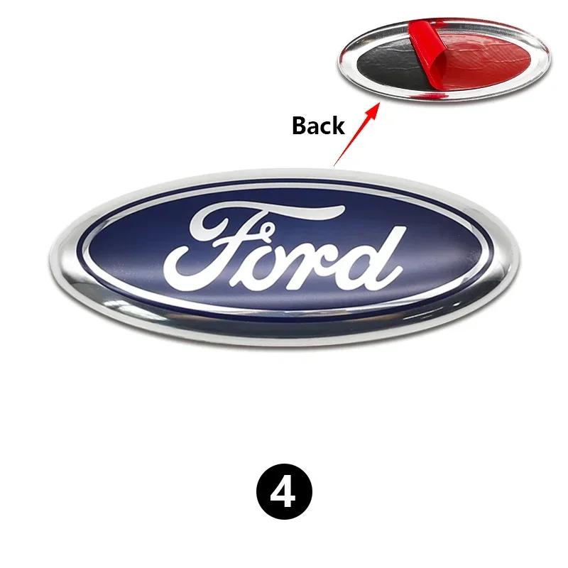 Новая наклейка на автомобиль 2026 Ford New 2025 Горячая 1 шт. 14,5 см Наклейка-эмблема на капот автомобиля логотип Для Ford Mondeo Explorer edge Focus f