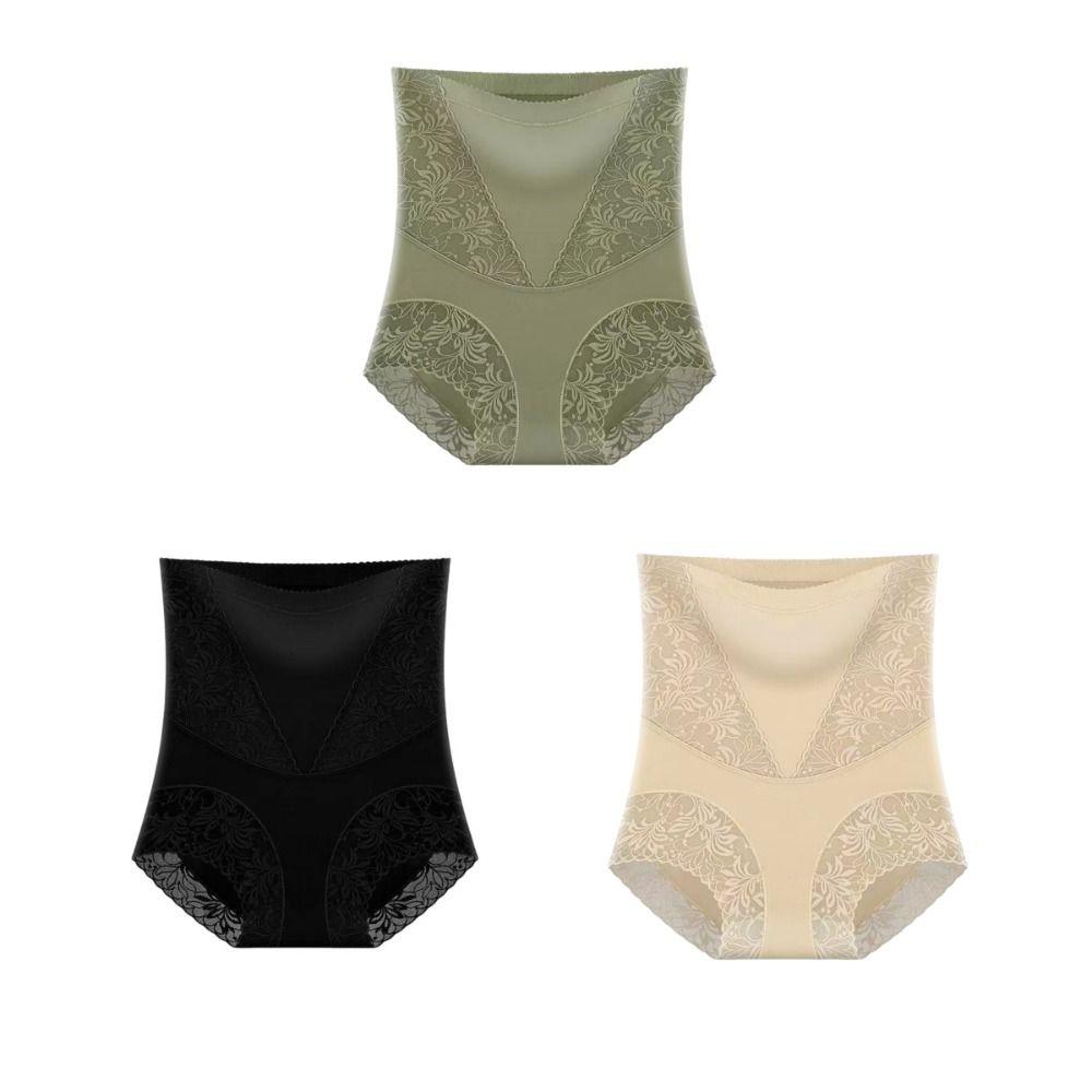 High Waist Slimming Shapewear Cotton Crotch Tummy Control Underpants Seamless Panties Women Women