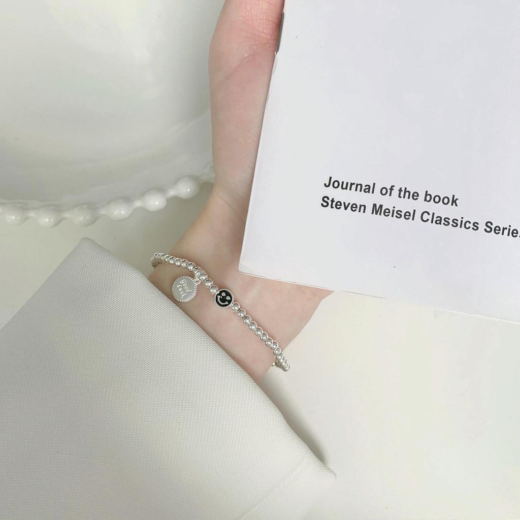 Корейский браслет из бисера «Смайлик-медведь» с любовью — 2021 г., регулируемый радужный дизайн