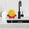 Yousheng 3D-печатная губкодержатель Милый подвесной губкодержатель с дренажом Забавный подставка для губки на край кухонной раковины для столешницы