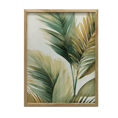 Приглушенные Тропики Приглушенные Тропики, 30x40 см, Рама Деревянная Светлый Дуб, Матовая Бумага 230 г/м²