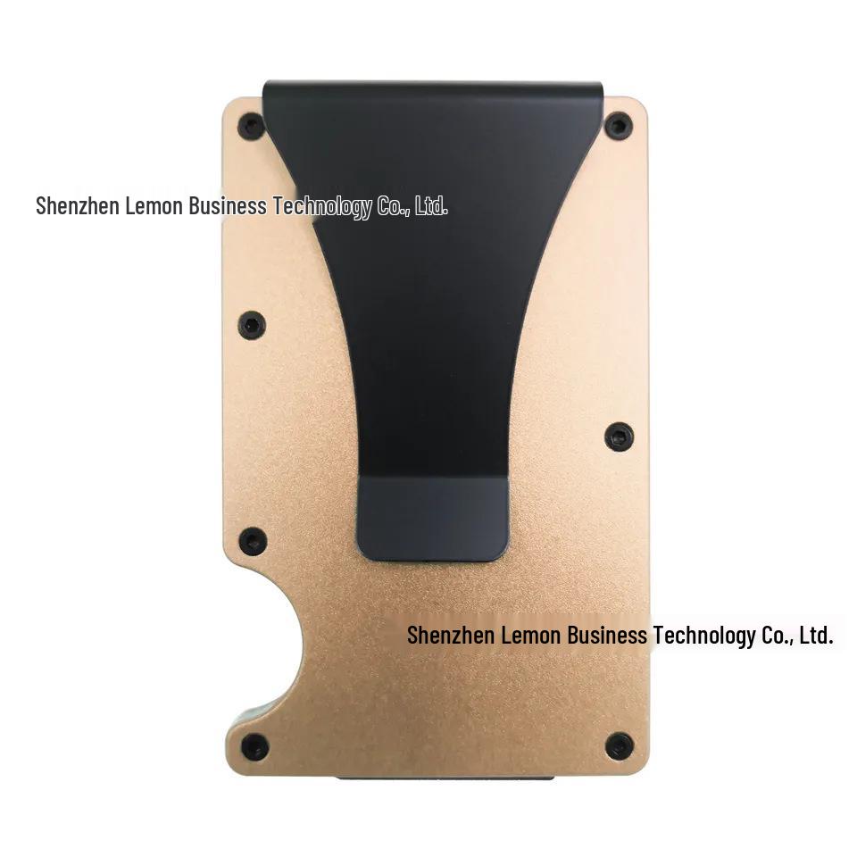 Ultra-Thin RFID Aluminum Alloy Anti-Theft Card Holder Wallet