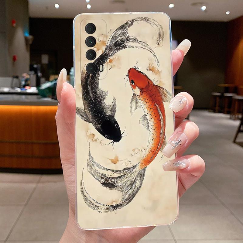 Чехол для Huawei P Smart 2021 Y7a Чехол для телефона PPA-LX1 LX2 LX3 Роскошный Дракон Милый Крутой Мальчики Девочки Прозрачный Мягкий Силиконовый Чехол
