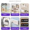 12 Pairs Picture Hanging Strip Heavy Duty Sticky Picture Hanger Removable No Nails Adhesive Photo Frame Mounting Artwork Poster Wall Hanging Tape
