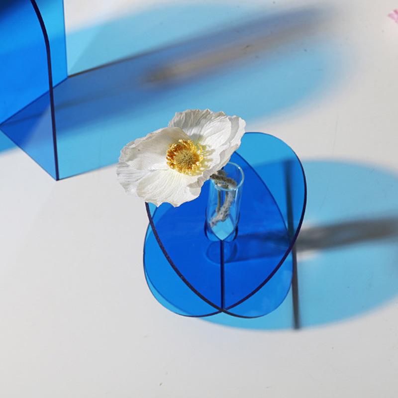 1 комплект акриловых ваз для цветов, цветочный контейнер, горшок, современный дизайн, цветочный контейнер, прозрачный, 2 стиля