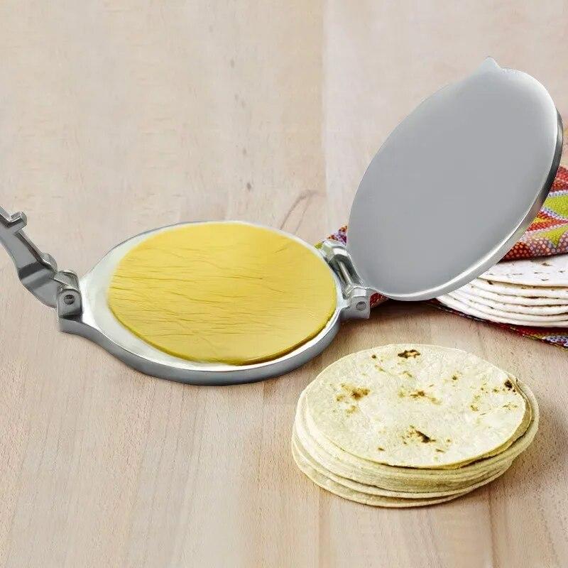 16/20 см DIY пресс для тортильи из алюминиевого сплава, ручная кукурузная лепешка, инструменты для прессования теста, кухонные формы для выпечки, аксессуары для приготовления пищи