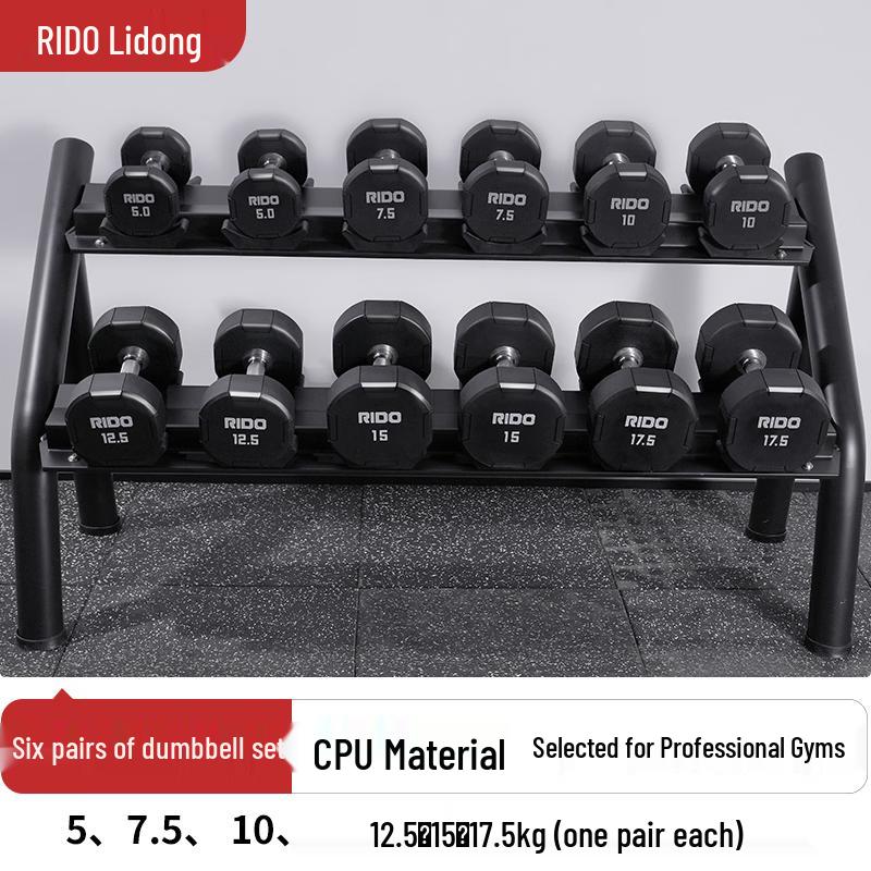 RIDO Professional Dumbbells and Storage Rack