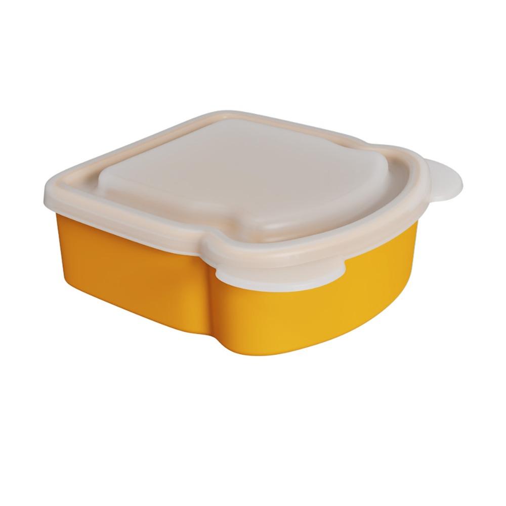 Airtight Silicone Sandwich Box With Lid Prep Keeper Dishwasher Safe Food Container  Snacks