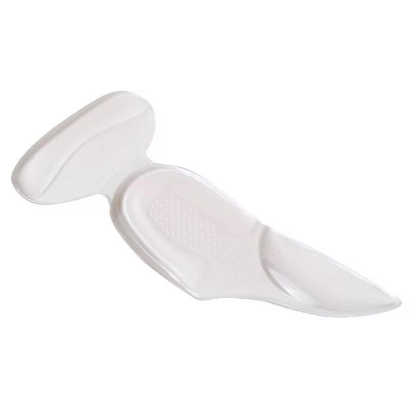 1Pair Gel Silicone Shoe Inserts T-Shape Grips Heel Cushions for Shoes Insert Insoles Foot Heel Protector Pads Gifts for Women
