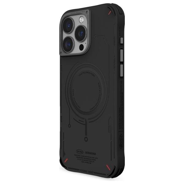 Skinarma Case Mecha Iphone 16 Pro 6.3   Magnetic Charging Black/Black