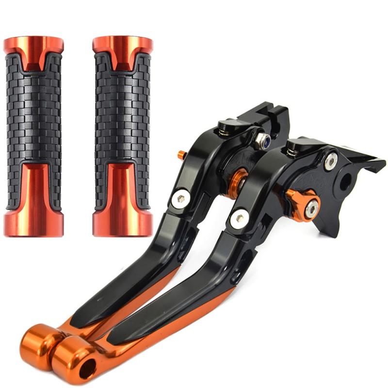 CNC Aluminum Brake Clutch Lever Perch With Grip Cover Suzuki GSX-R 600 750 1000 Motorcycle Upgrade