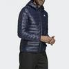 adidas Warm Windproof Cap Down Jacket Men's Blue DX0785