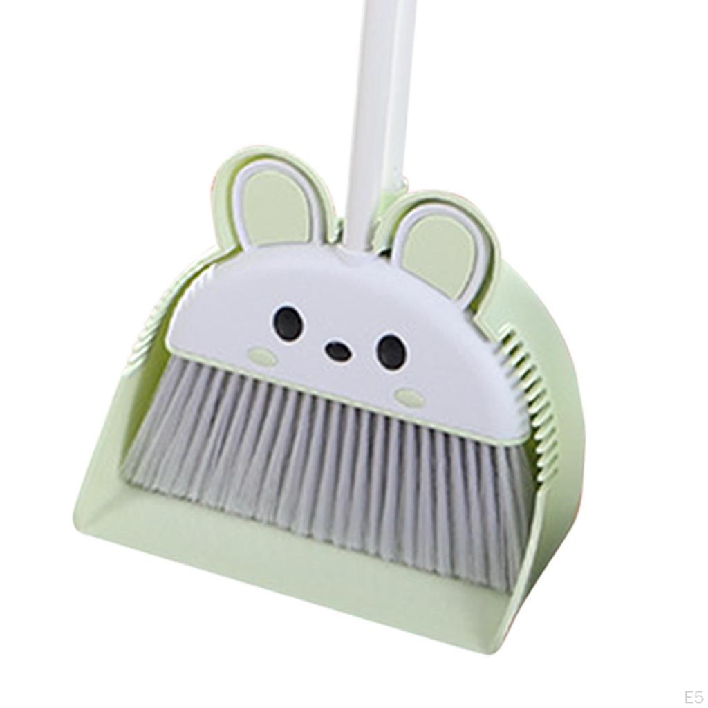 Household Cleaning Kit with Long Handled Broom And Dustpan