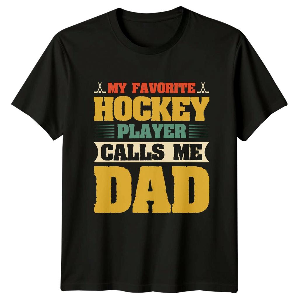 My Favorite Hockey Player Calls Unisexs TShirt Hockey Dad Hockey Fathers Day Gift