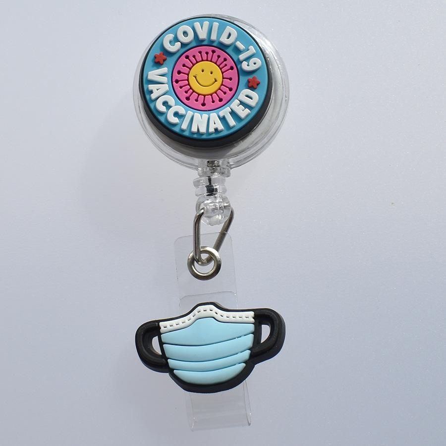 Мультяшная медицинская выдвижная пряжка, лицензия на работу для врача и медсестры, креативный ремешок, легко вытягиваемая пряжка, сертификат, фирменное наименование