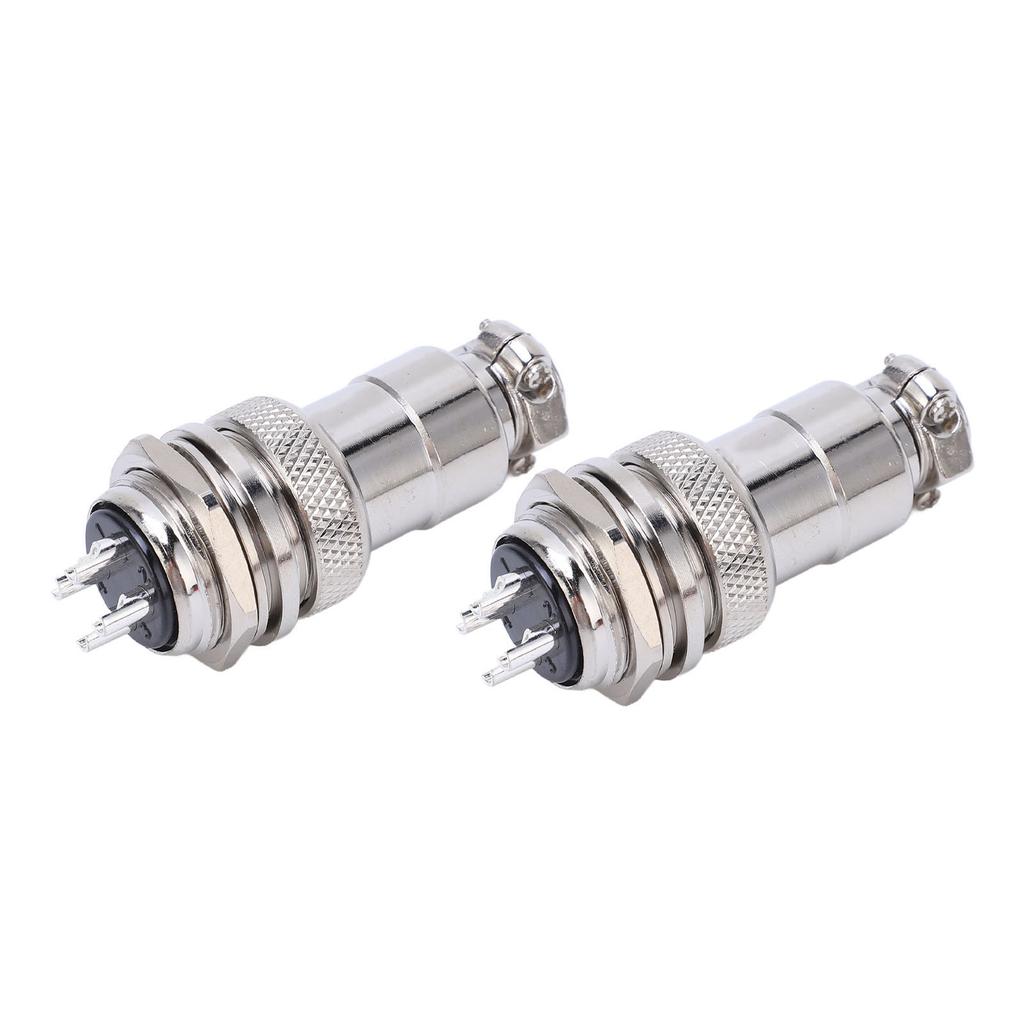 2 шт. Авиационный штекер-розетка, разъем, корпус из цинкового сплава, медные посеребренные контакты, 4 контакта