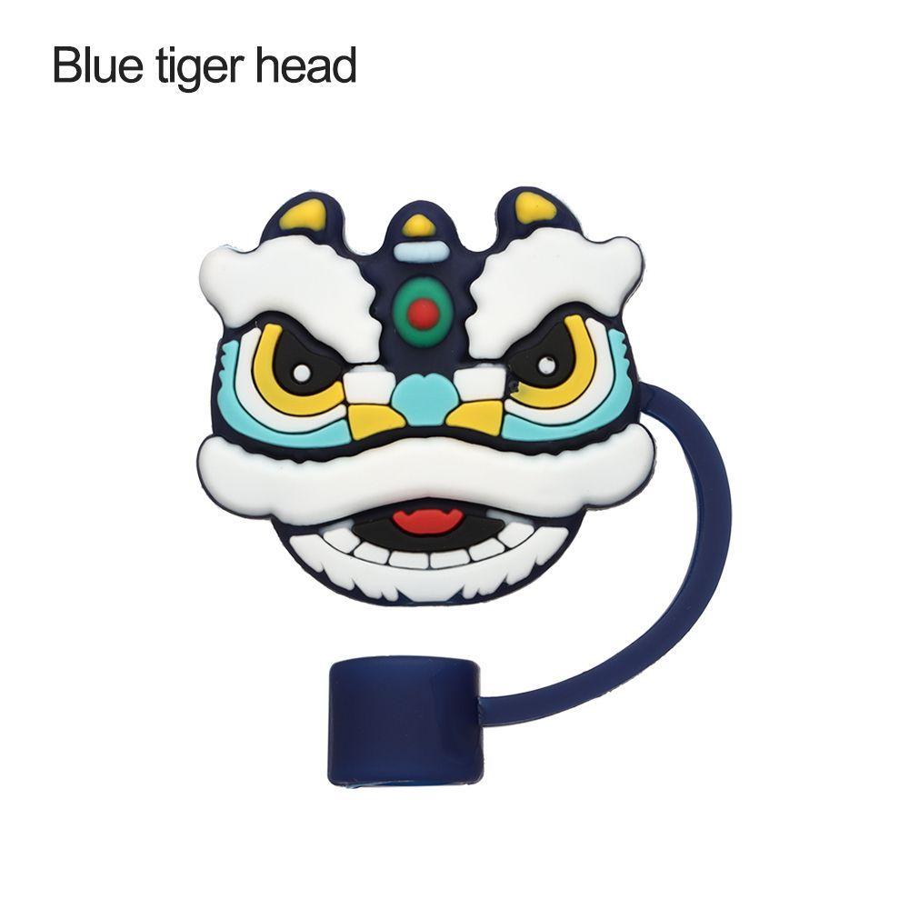 Sealing Lids Drinkware Accessories Cartoon Straws Plugs Silicone Dust-Proof Cap Pipette Tip Cover