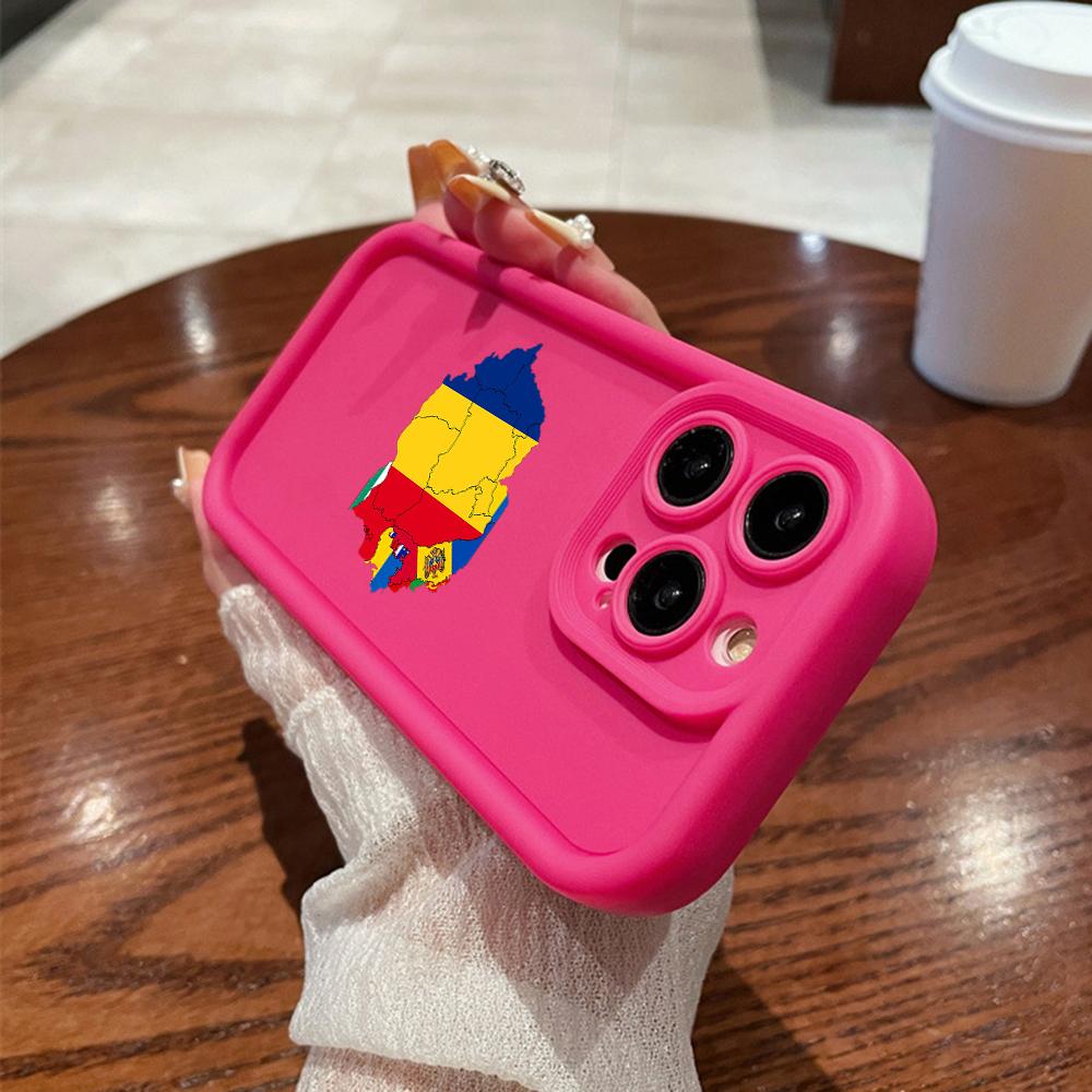 N91 Флаг Молдовы, мягкие чехлы для телефонов с ангельскими глазками для iPhone 15, 14, 12, 11 Pro Max 13 mini 7 8 6S Plus XS Max XR SE, противоударный чехол-бампер
