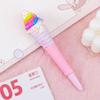 Ice Cream Cute Soft Gel Pen Signature Squeeze Sensory Toy Pen Funny Pinch Bounce Pen  Student