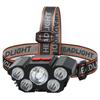 5 LED Headlamp Rechargeable with Built In Battery Strong Light Headlight Camping Adventure Fishing Head Light Flashlight