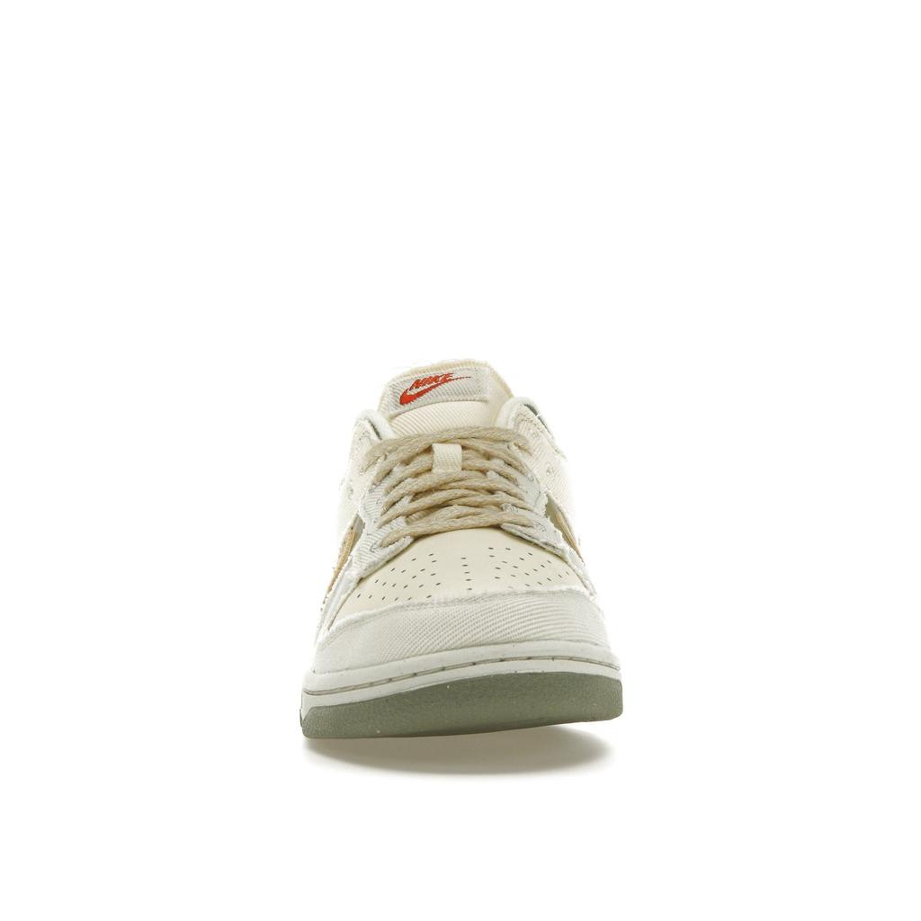 Nike Женские кроссовки Dunk Low Light Bone Dark Stucco кремового цвета с кунжутом и кокосовым молоком FZ4341-100