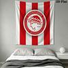 Olympiacos poster Wall Hanging Printed Fabric Blanket Decorative Tapestries for Bedroom Living Room Home Decor