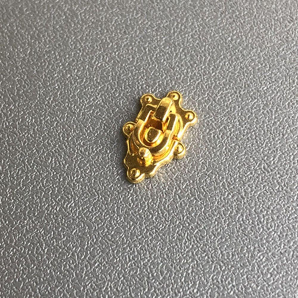 Manual Luggage Trunk Lock Dollhouse Metal Crafts Box Case Corner Suitcase Protector Doll Bags Parts