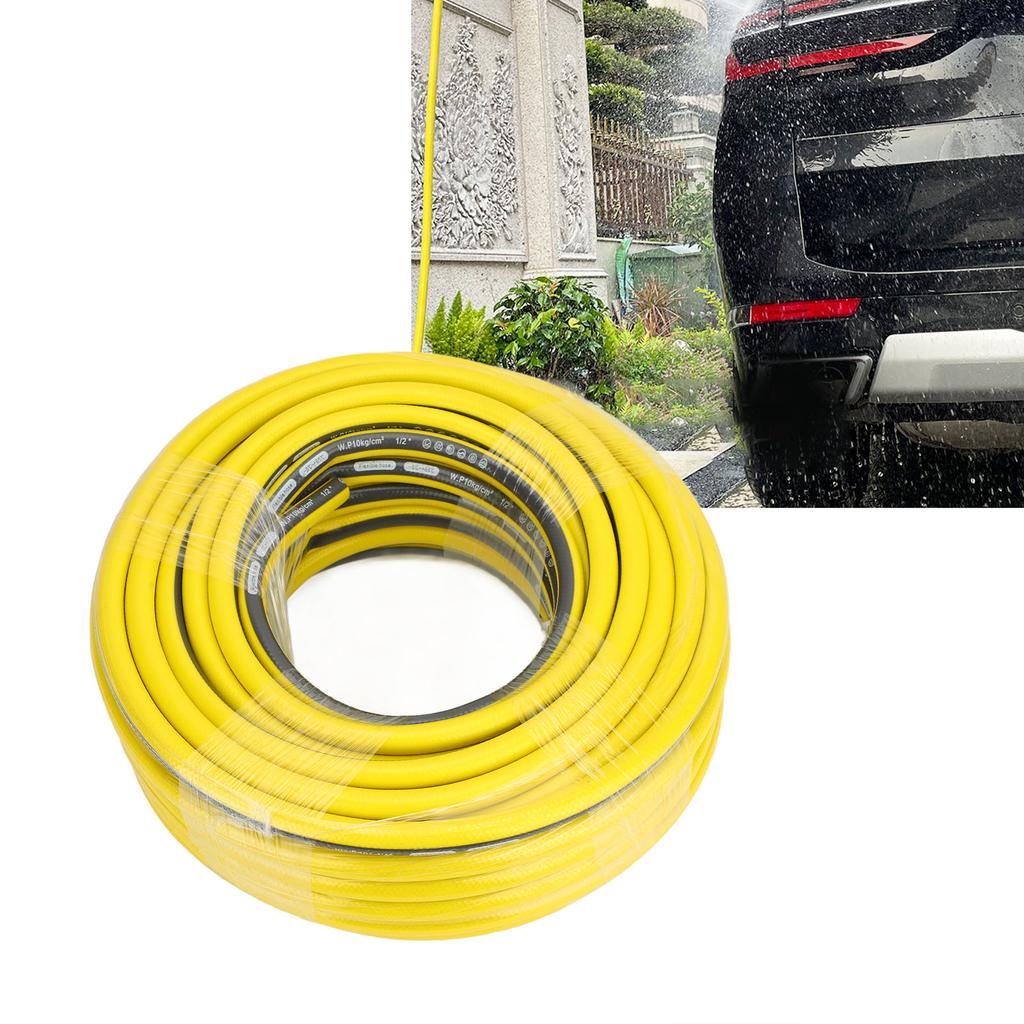 Насадка для садового шланга с 30 м водопроводной трубой, пластиковая герметичная насадка для шланга высокого давления, распылитель для автомобиля W