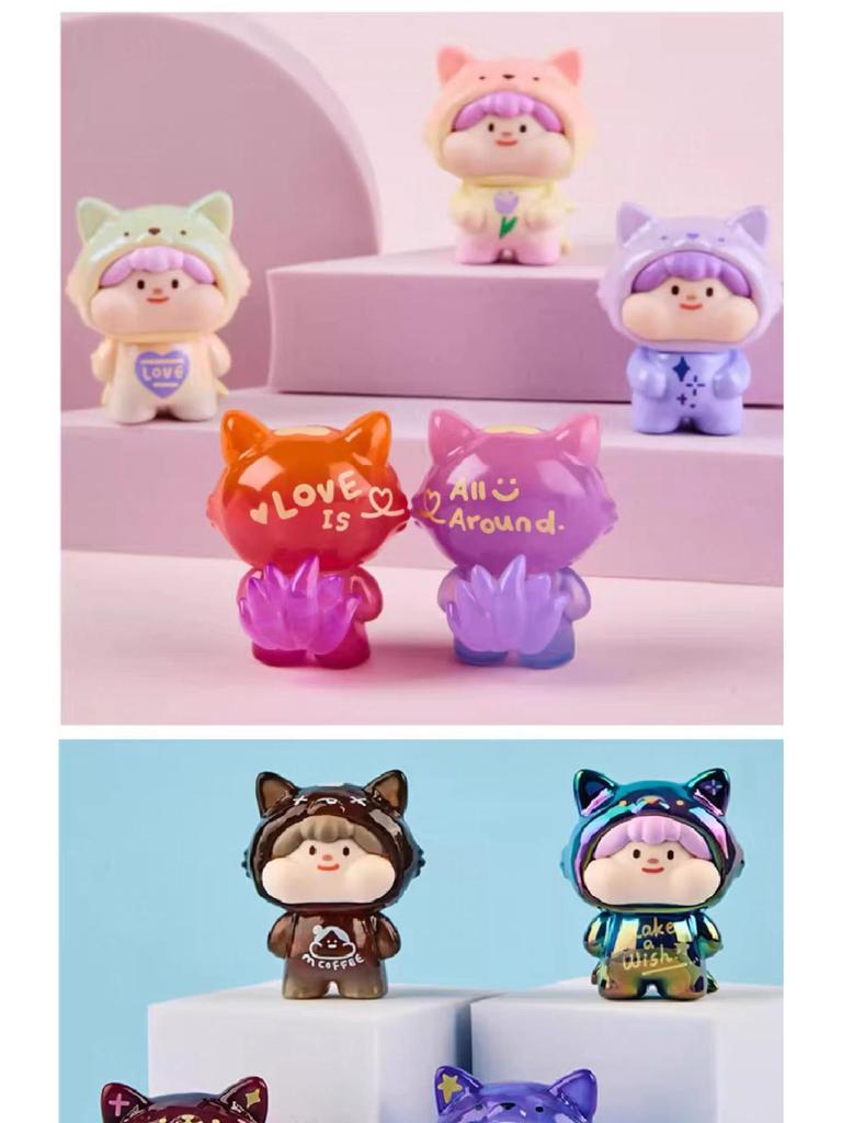 Meatball Paw Cotton Fox Fairy Series: 2nd Gen Cute Mini Ornament Blind Box Toy