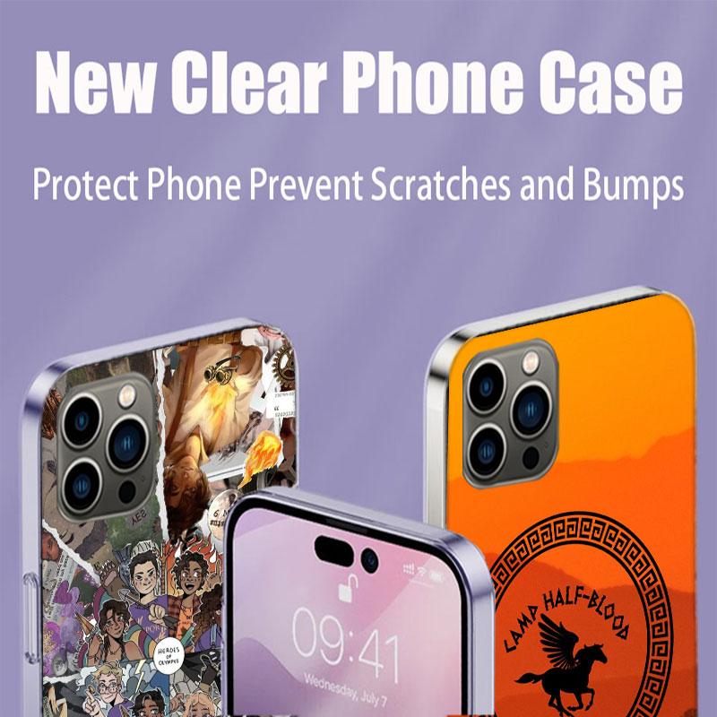 Чехол для телефона P-Перси Джексон Лагерь Полукровок Для Iphone 17 Air 15 Pro 14 Plus 16 Pro Max 12 13 Mini 11 16E X XS Обложка C