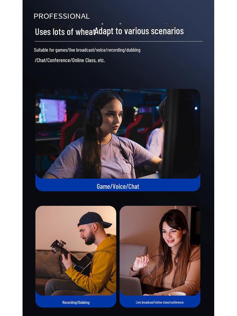 RGB Light USB Microphone for Live Streaming, Gaming, Karaoke and Mobile Use In Southeast Asia