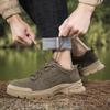Fashion Men Shoes Spring Autumn New Anti-slip Wearable Work Tooling Shoes Casual Shoes Outdoor Mountaineering Travel Sports Man Sneakers
