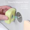 Magnetic Soap Holder for Shower Wall 2-Pack 304 Stainless Steel Self-Draining Soap Dish No-Drilling Wall-Mount Bar Soap Tray for Bathroom Kitchen