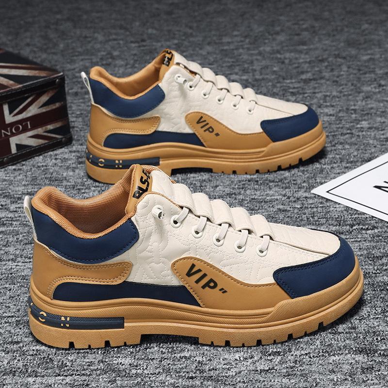 Men'S Shoes Breathable Tooling Shoes Men'S Trend Non-Slip Wear-Resistant Sports And Leisure Board Shoes Labor Insurance Shoes