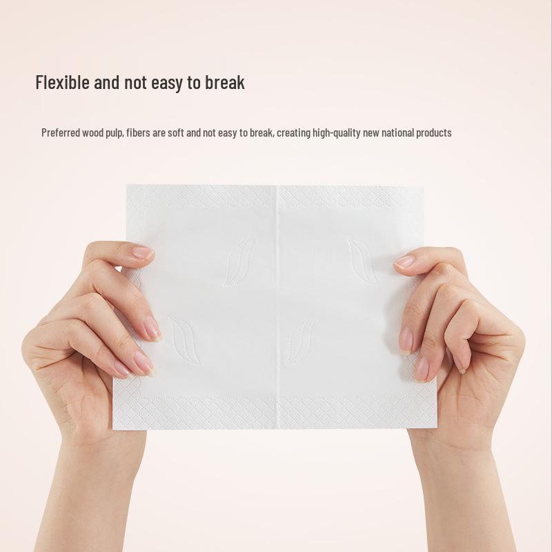 Трехслойные салфетки для лица Pinxuan, 18 штук: Впитывающий, Семейный размер, Прочный и Мягкий; Рисовать или Использовать Влажным