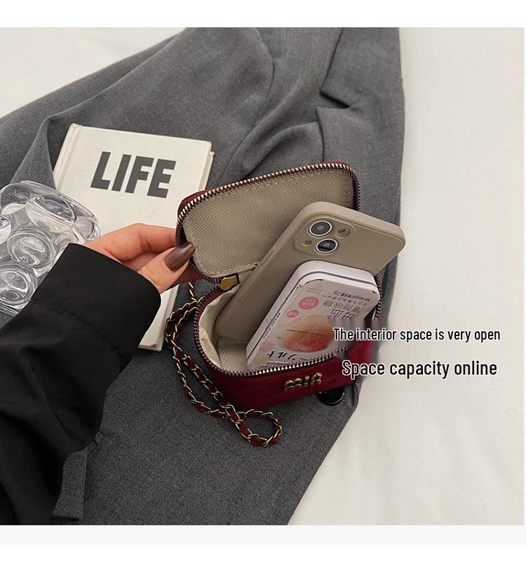 Зима 2024 Ретро Матовая Мини Сумка-Коробка - Модная Сумка Кроссбоди Кошелек для Монет