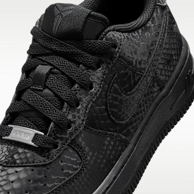 Kids' Sneakers Nike Air Force 1 Low top Kids' Skateboarding Shoes Black Unisex