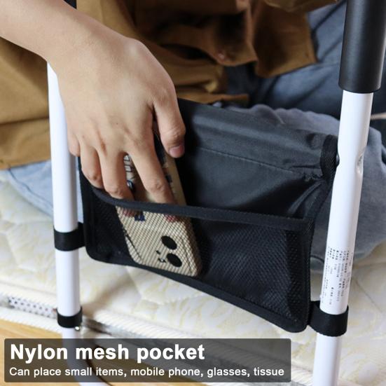 Elderly Adults Bed Rail with Sensor Light Height Adjustable Bed Assist Grab Bar Handle