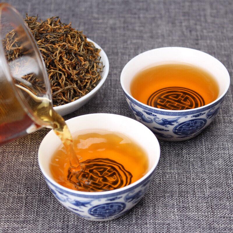 Органический чай Dianhong Golden Buds JIN SI Dian Hong Gold Yunnan черный чай 250г