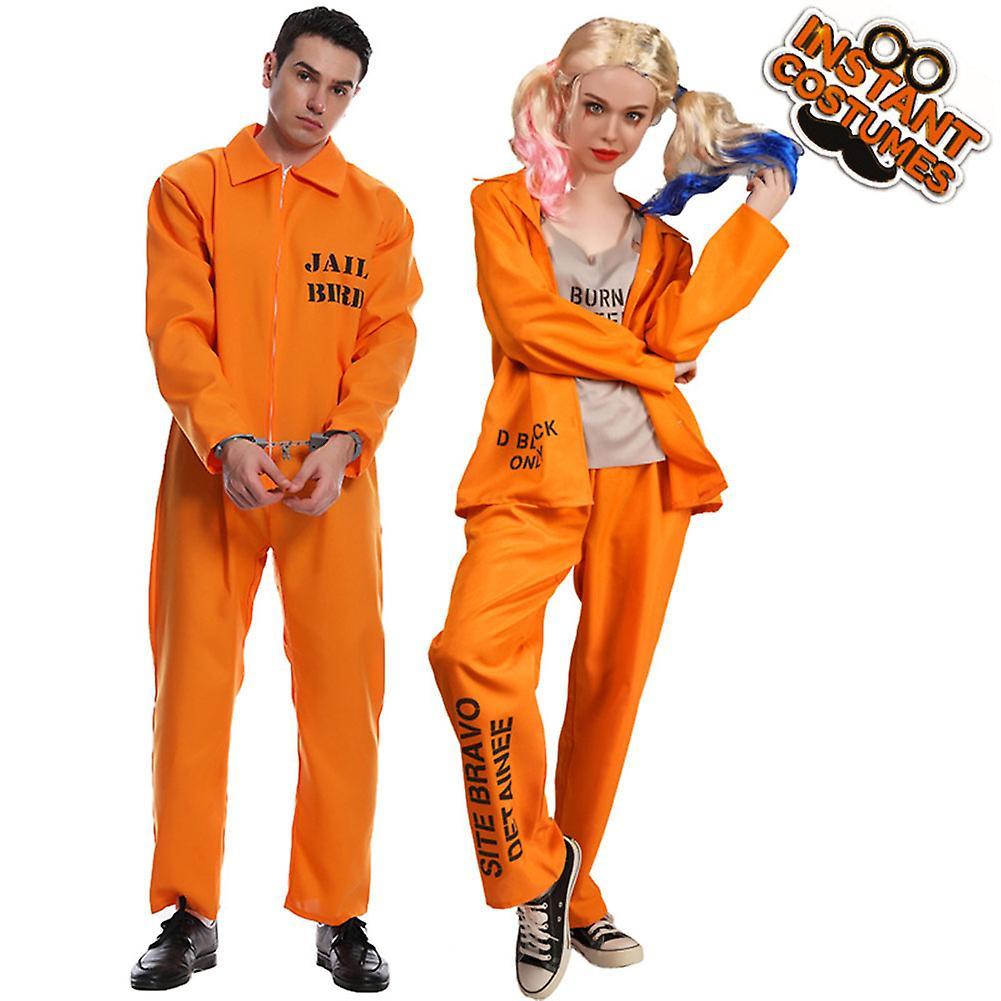 Halloween Prisoner Cosplay Costume Festival Party Stage Performance Wearing